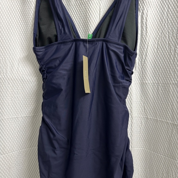 J. Crew ruched one-piece swim suit in NAVY* - Picture 6 of 6